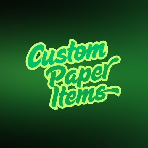 Custom Paper Items