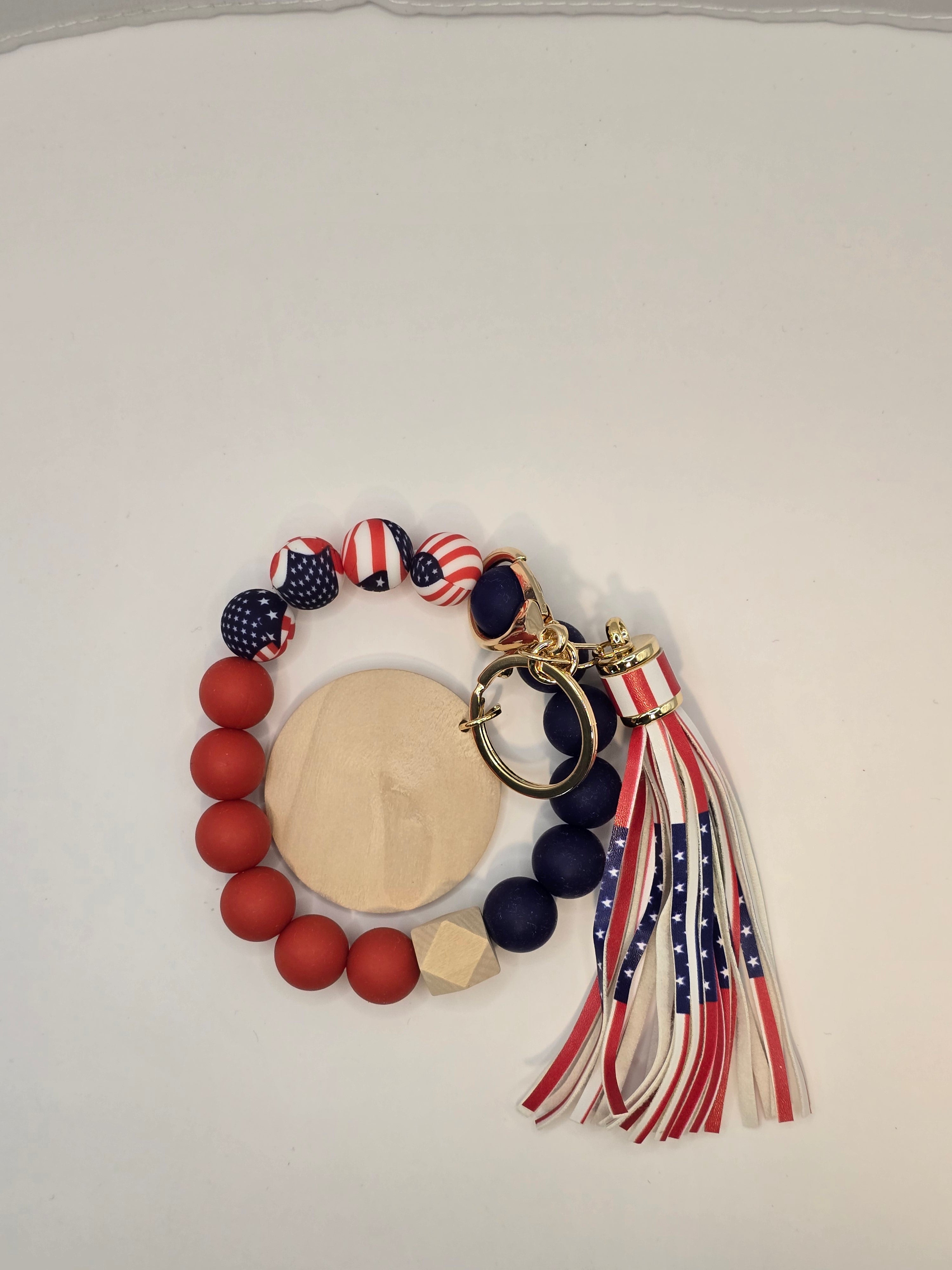 Silicone Beaded Wristlet