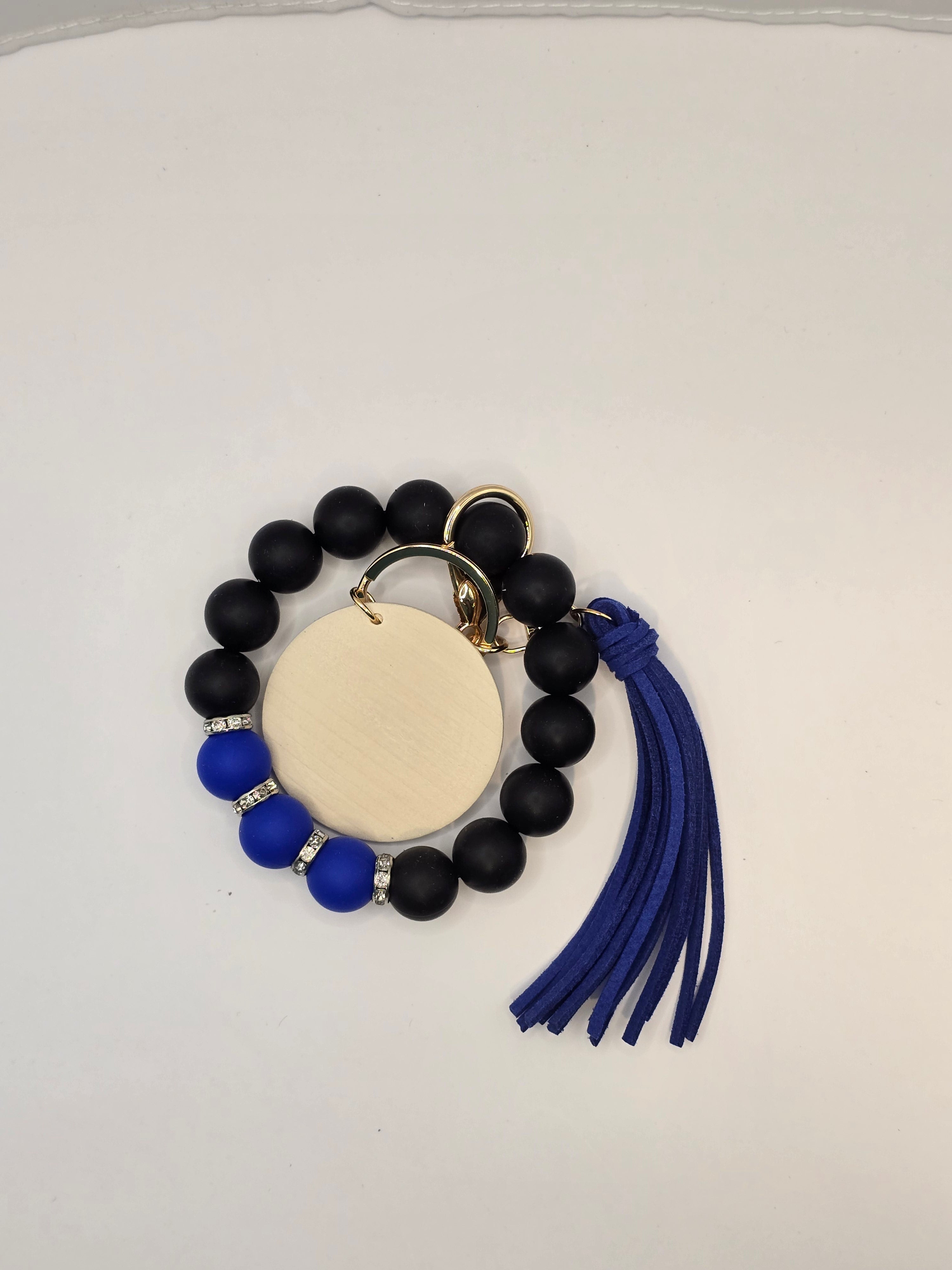 Silicone Beaded Wristlet