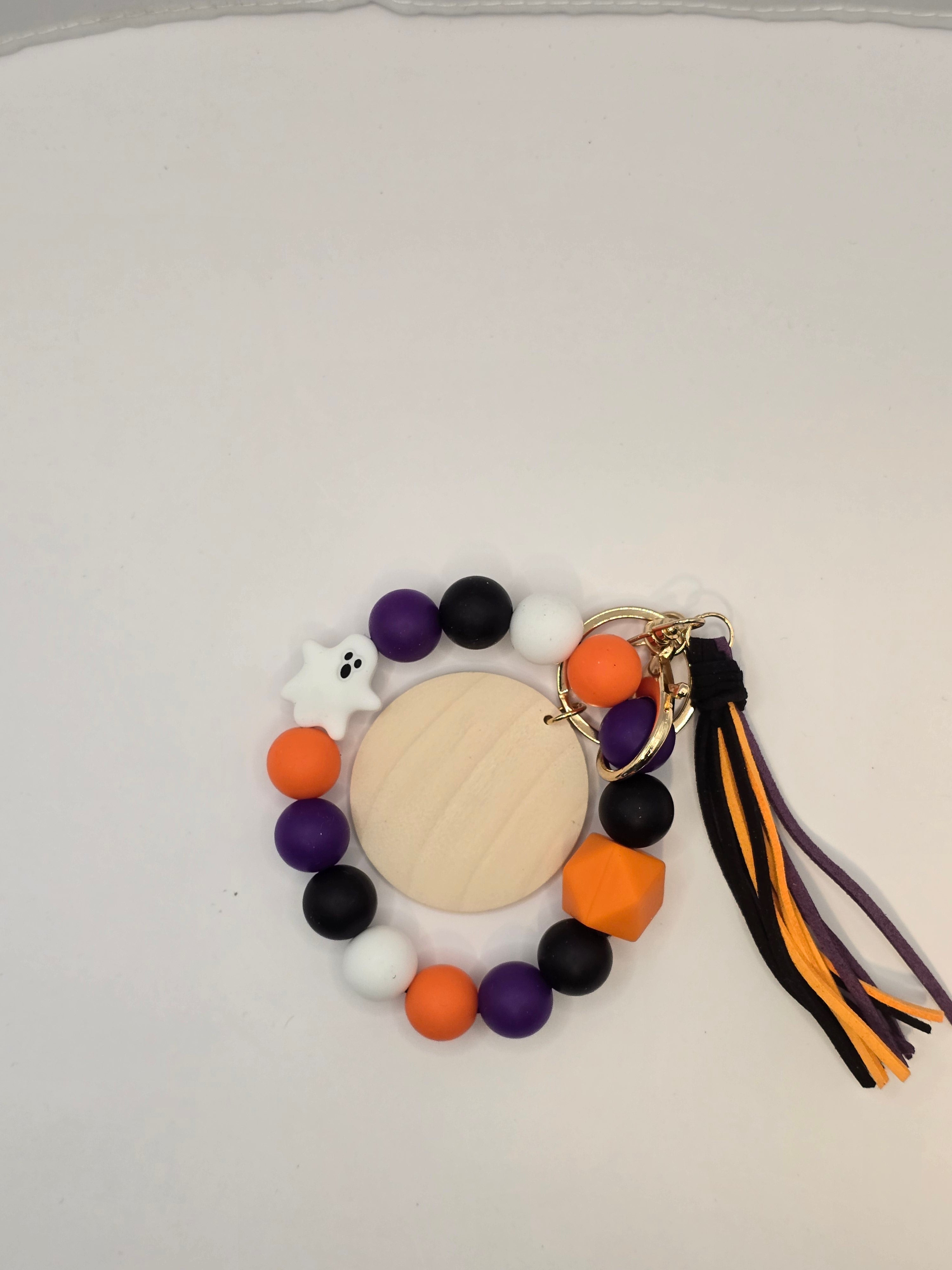 Silicone Beaded Wristlet