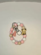 Silicone Beaded Wristlet