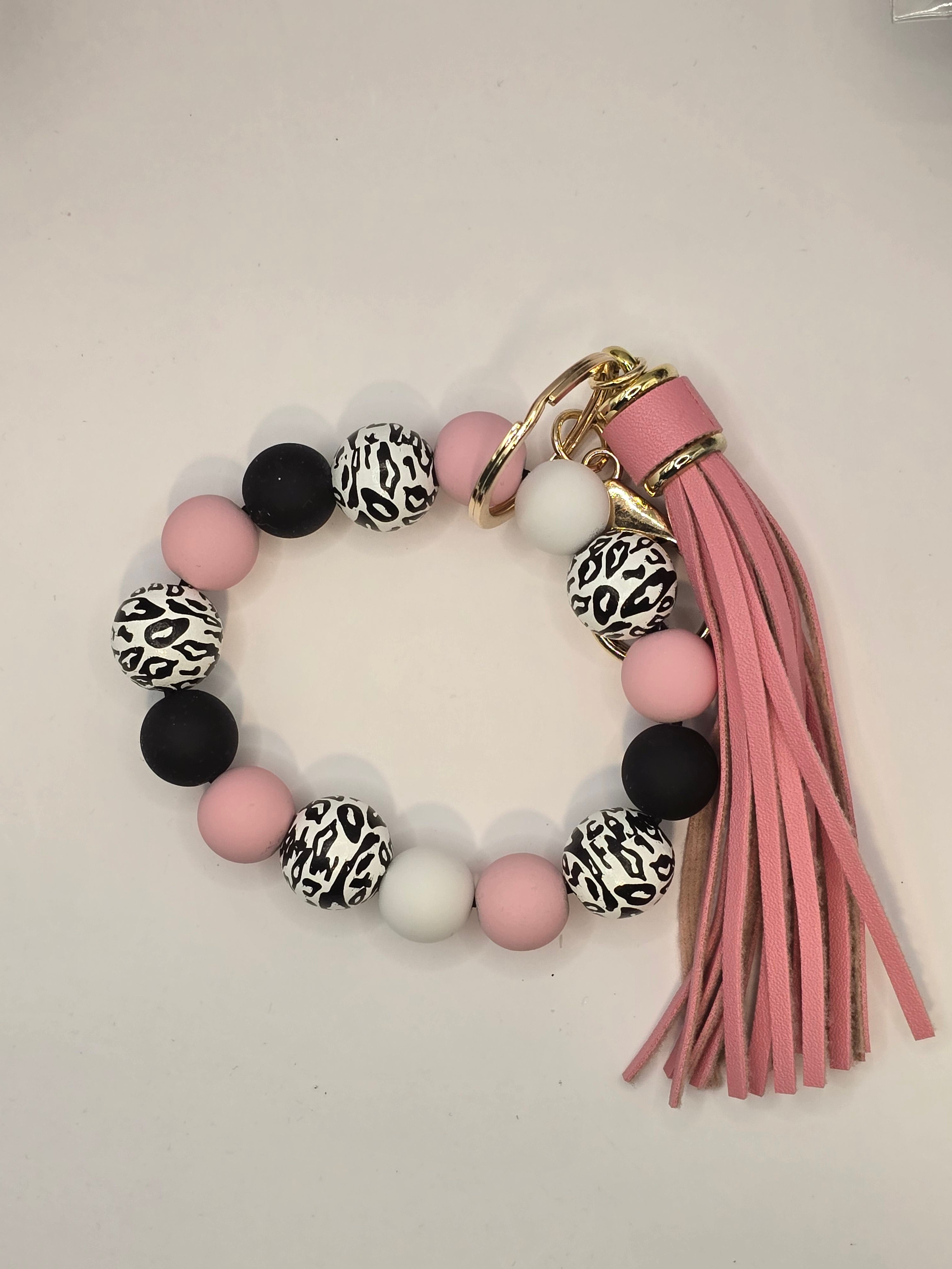 Silicone Beaded Wristlet