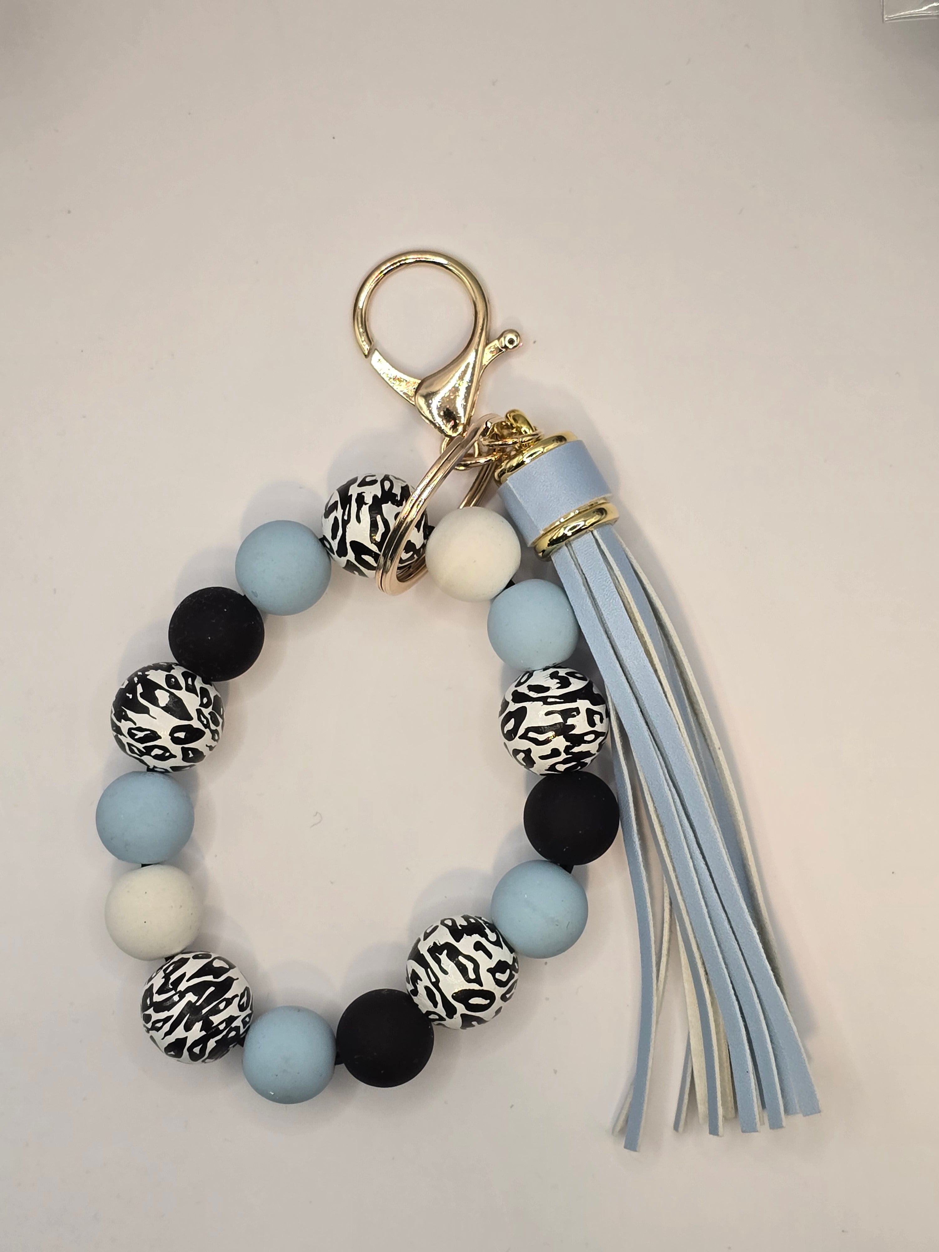 Silicone Beaded Wristlet