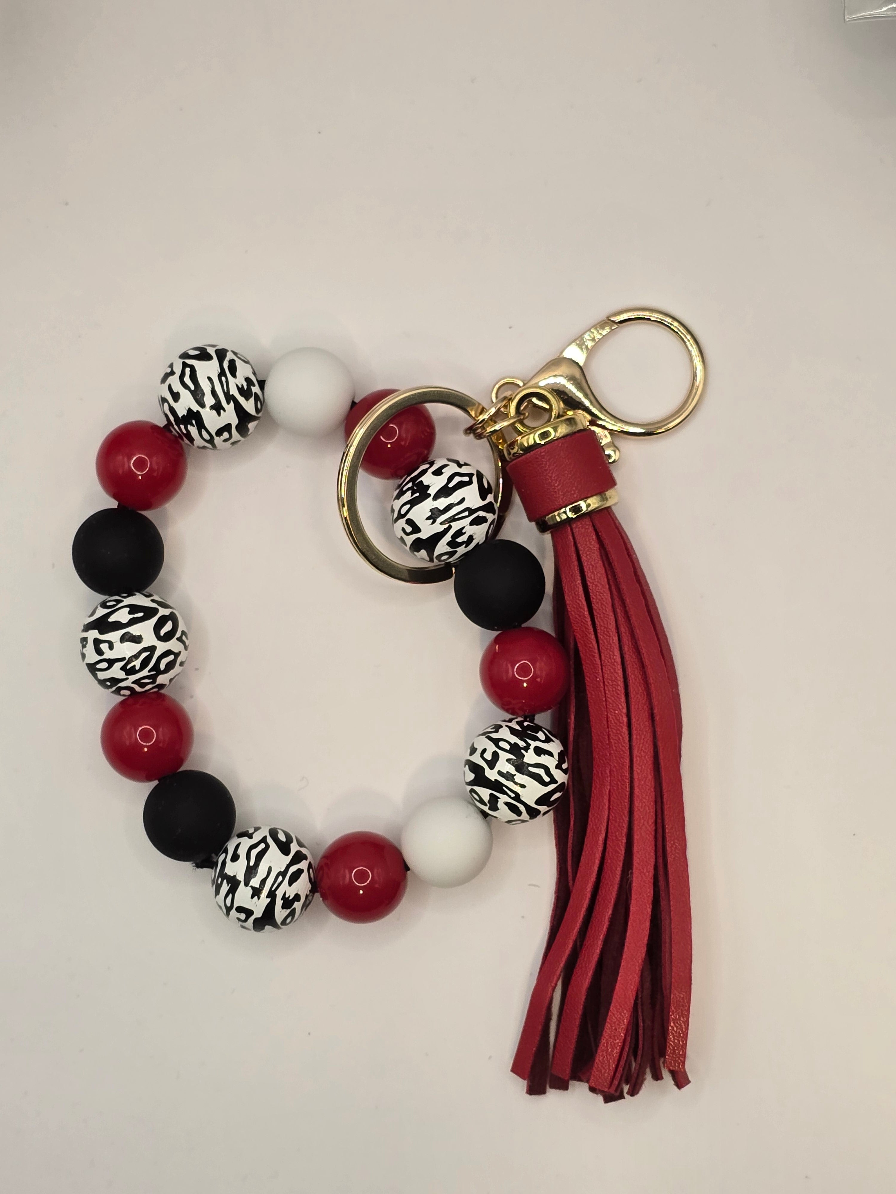 Silicone Beaded Wristlet