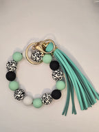 Silicone Beaded Wristlet
