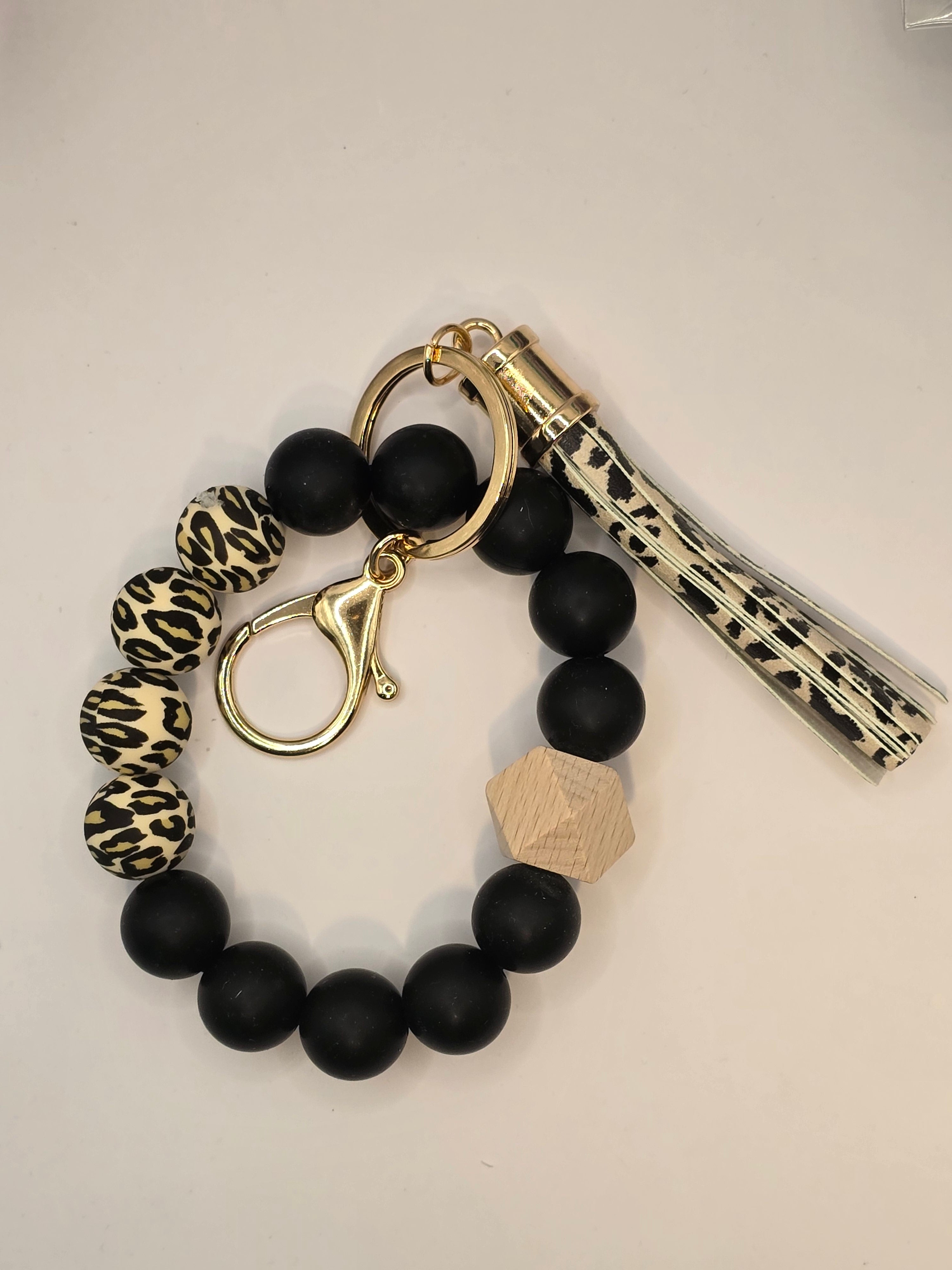 Silicone Beaded Wristlet