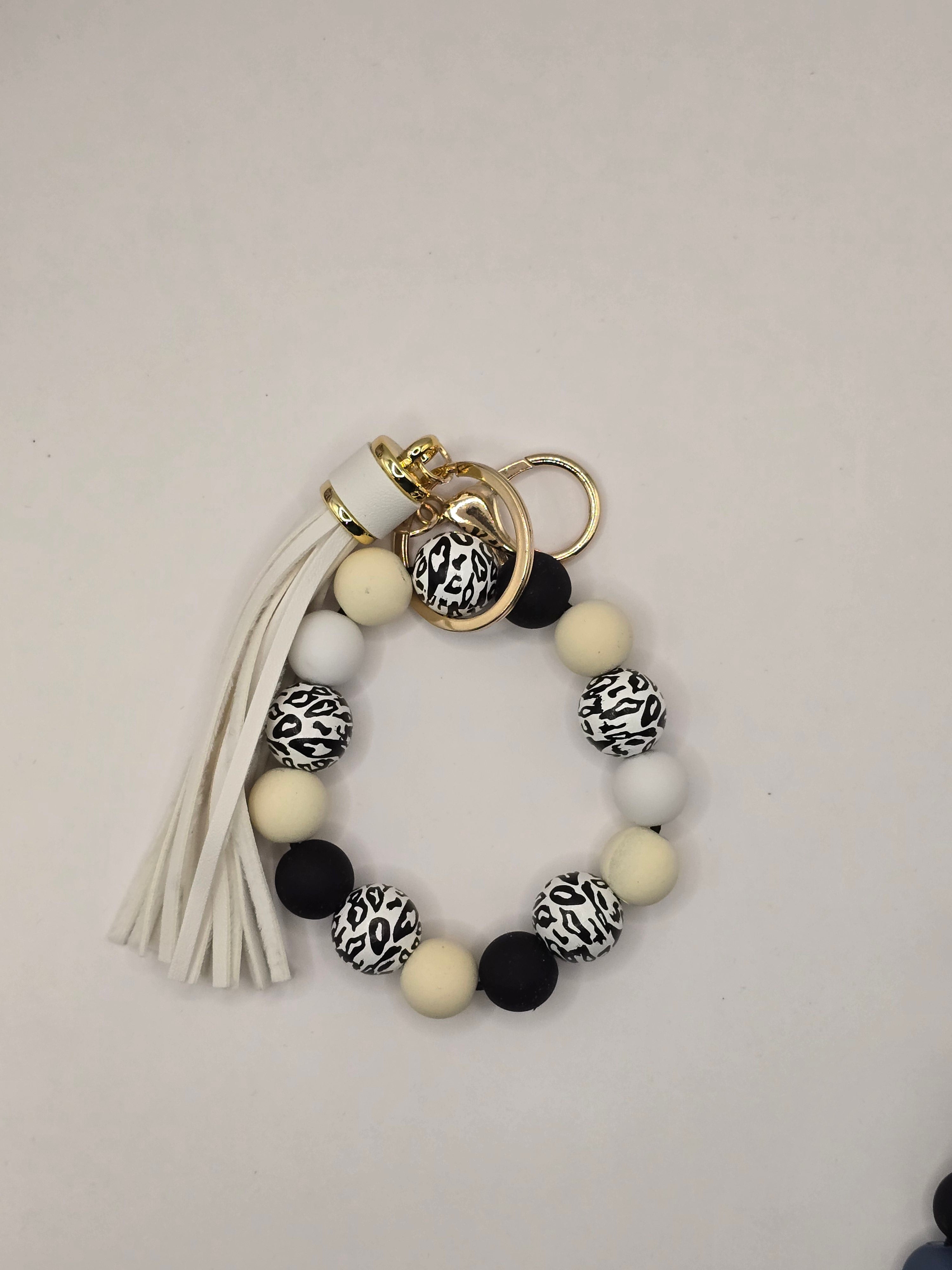 Silicone Beaded Wristlet