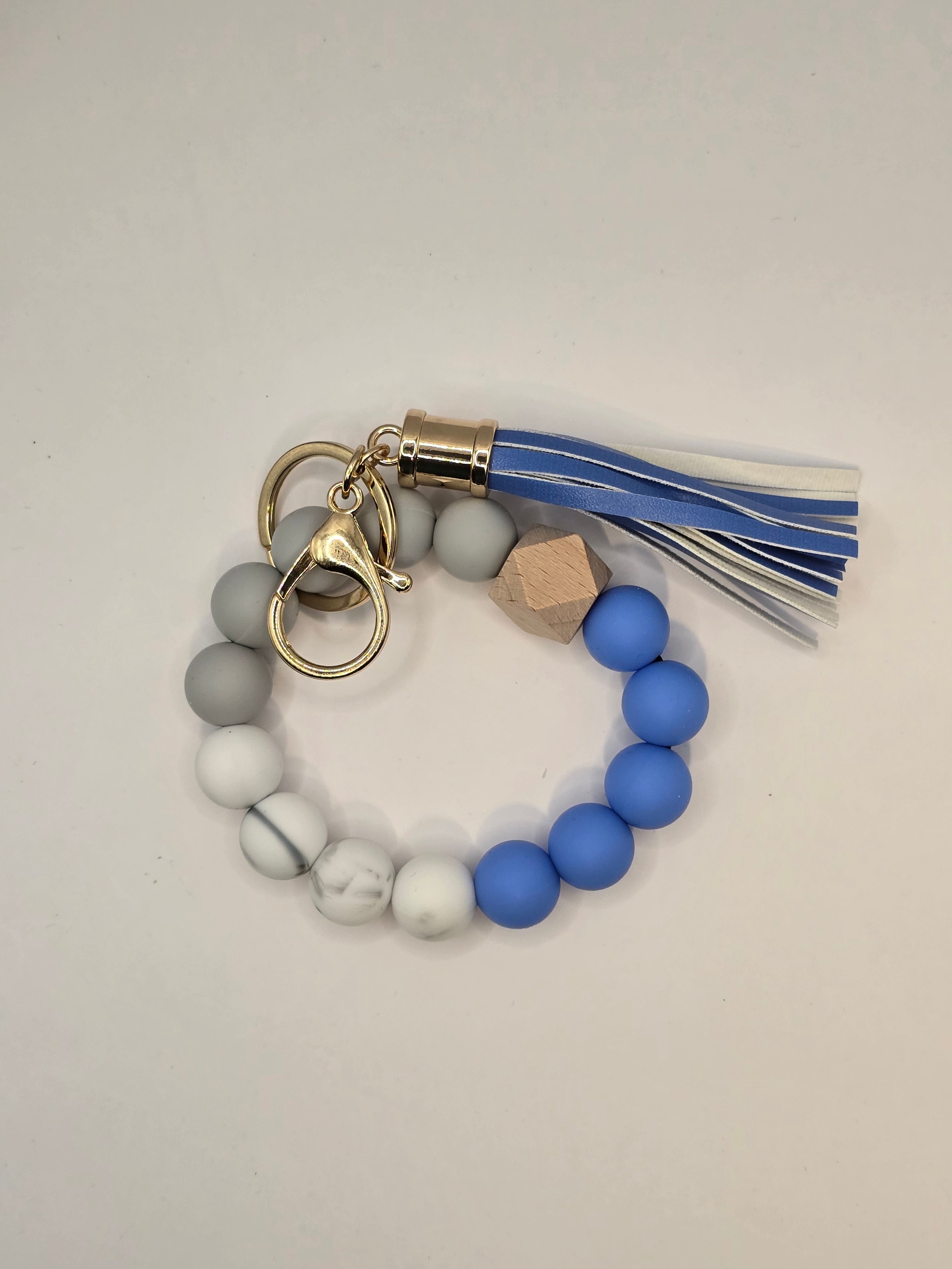 Silicone Beaded Wristlet