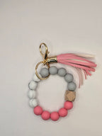 Silicone Beaded Wristlet