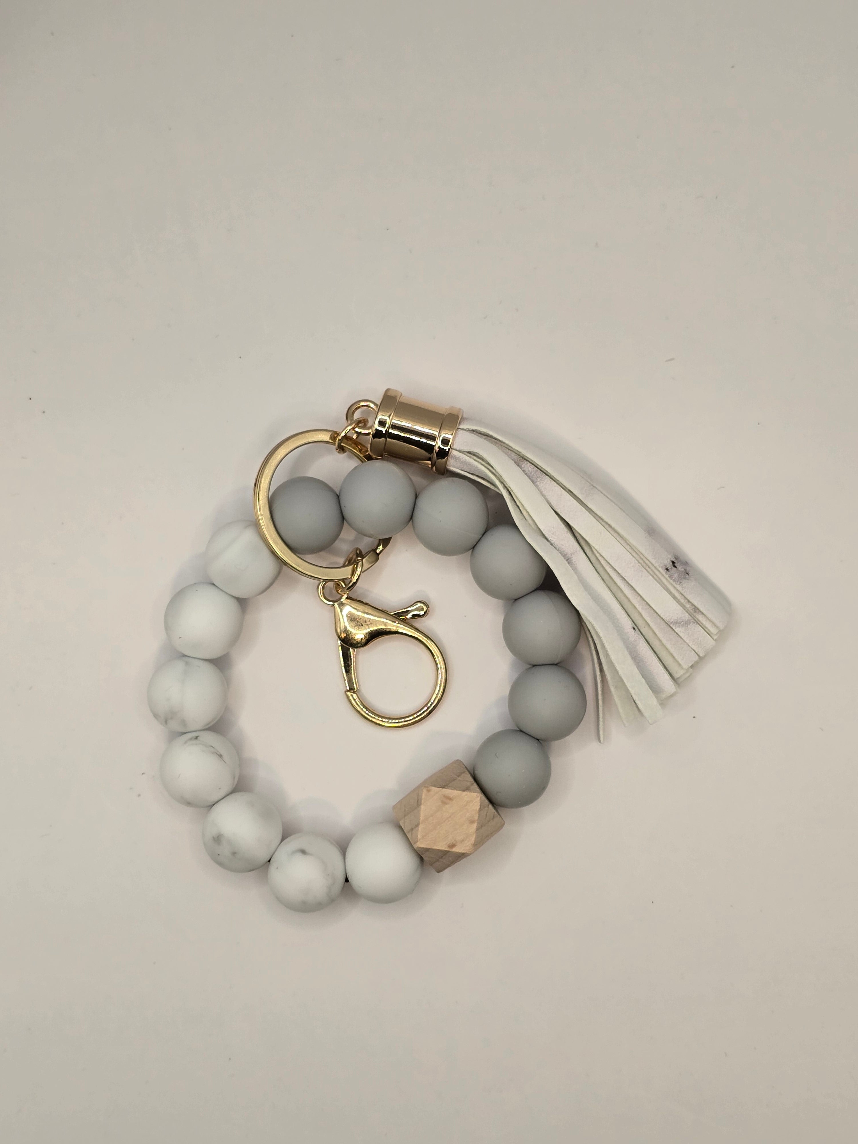 Silicone Beaded Wristlet