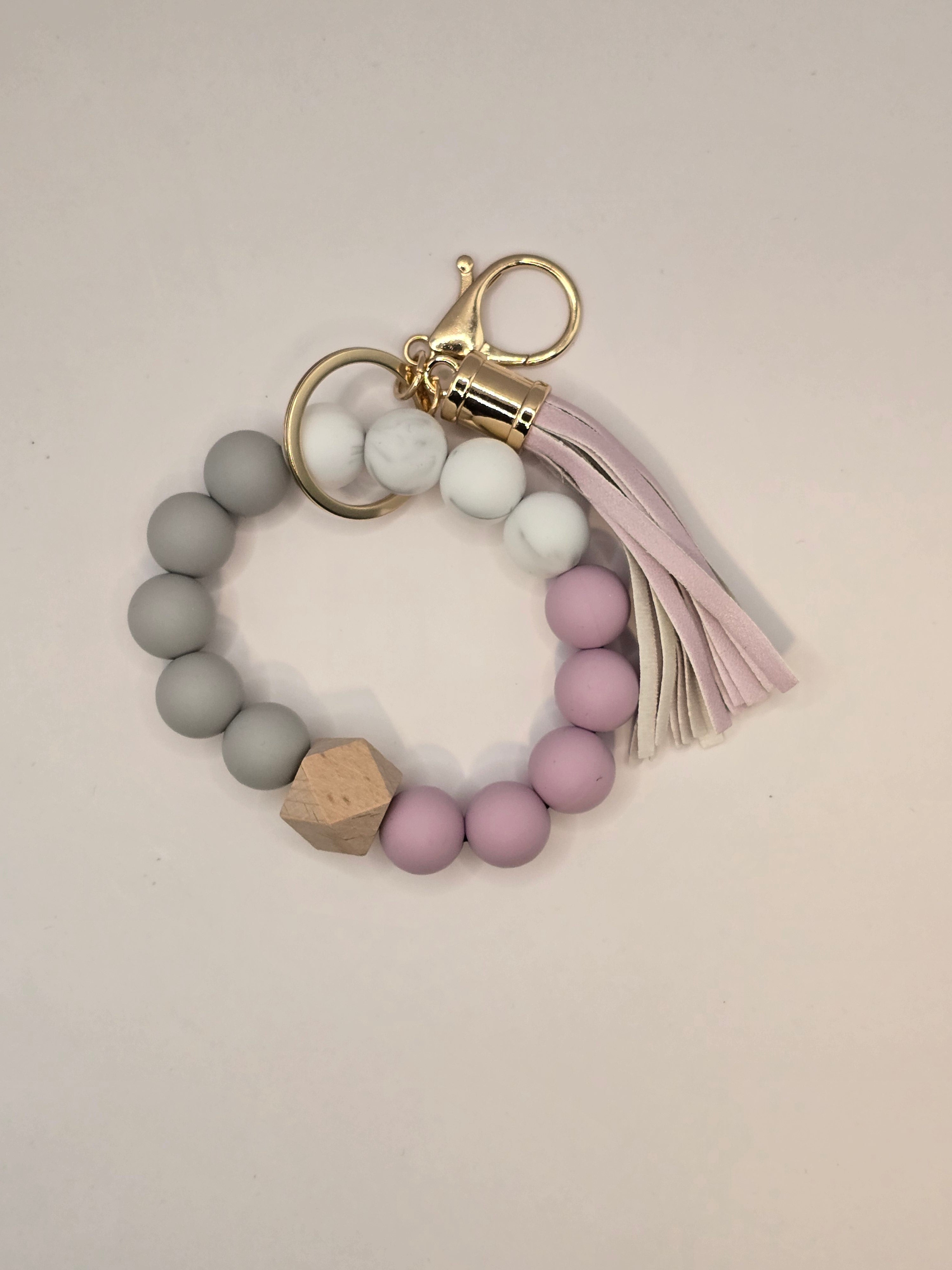 Silicone Beaded Wristlet