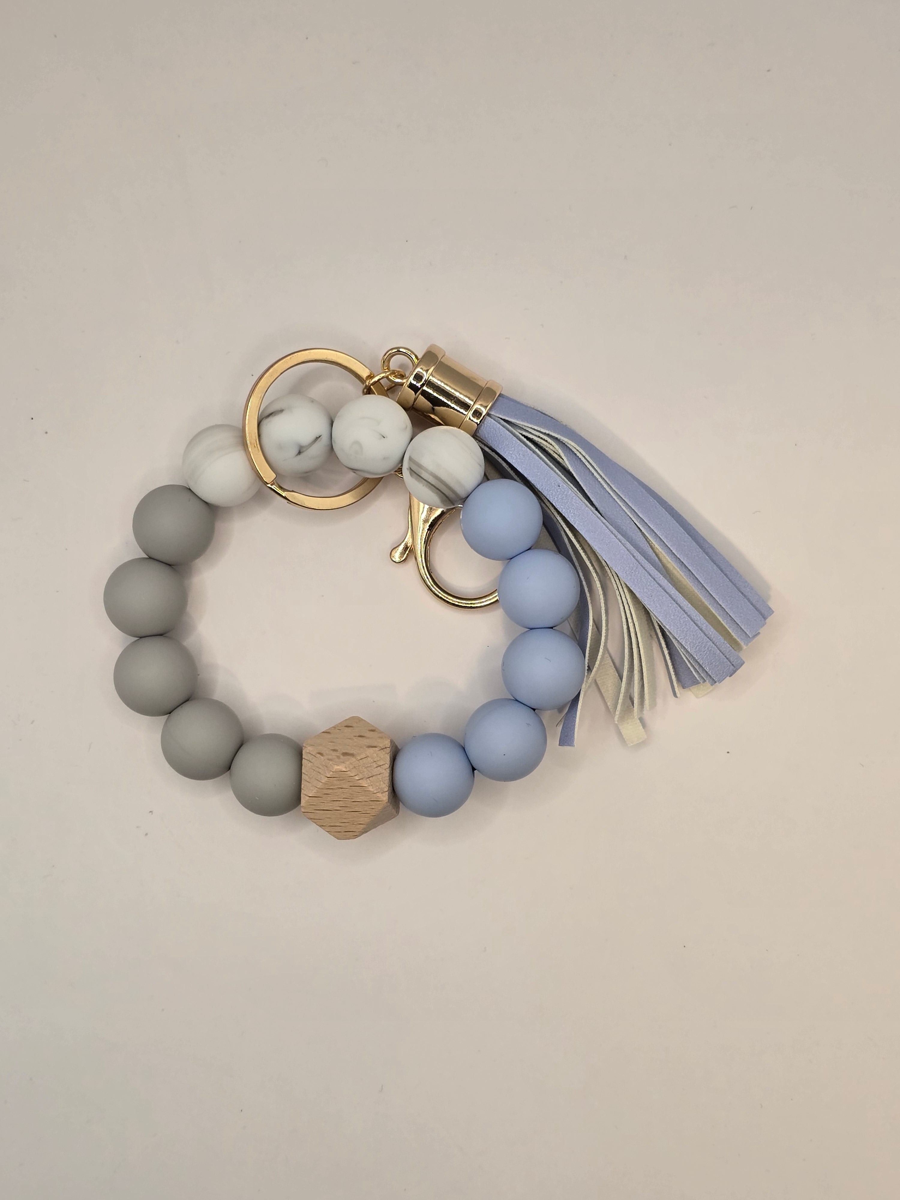 Silicone Beaded Wristlet