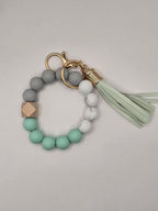 Silicone Beaded Wristlet