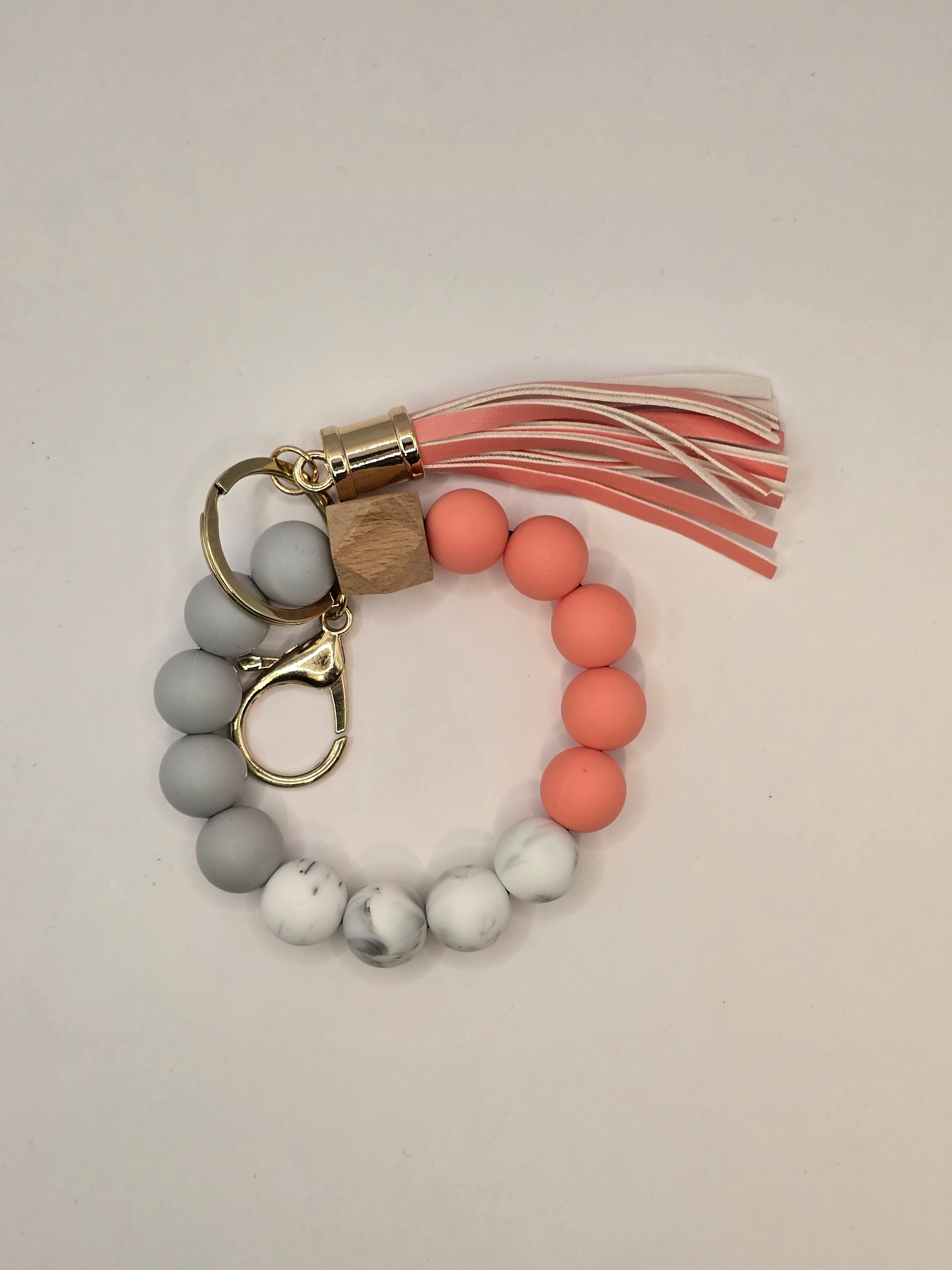 Silicone Beaded Wristlet