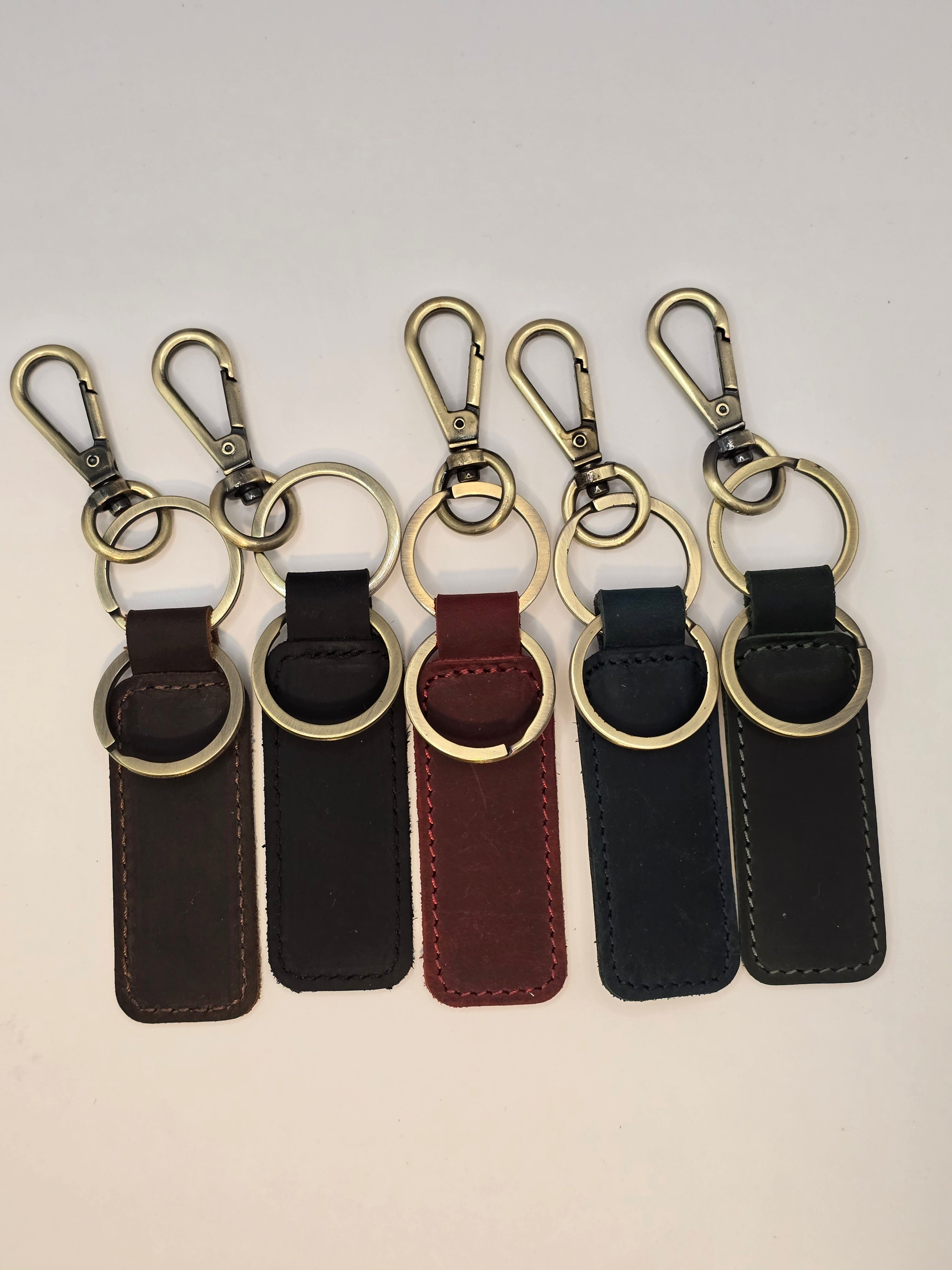 Leather Fob Keychain