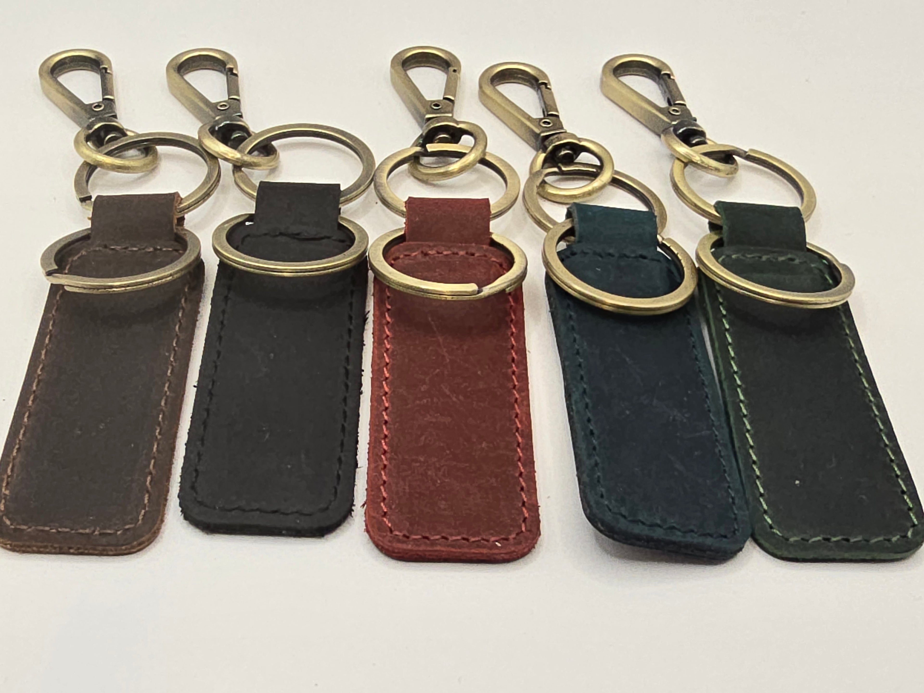 Leather Fob Keychain