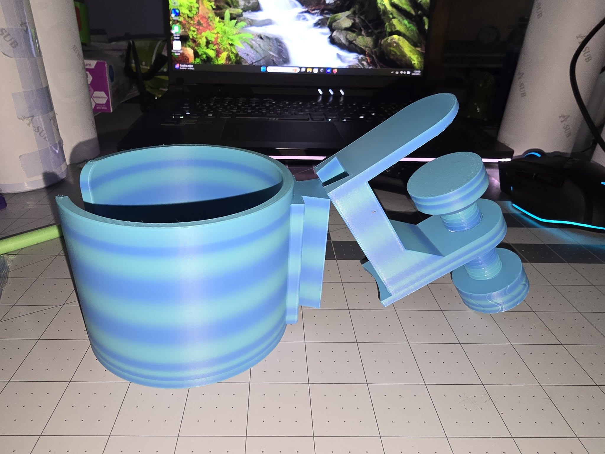 Desk Clamp Cup Holder